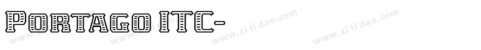 Portago ITC字体转换